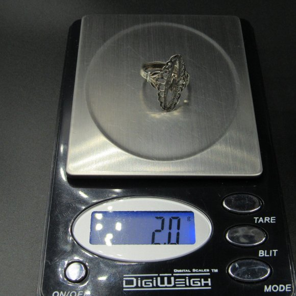 Size 6 Sterling Silver Cutout Style Rustic Band - Picture 7 of 7